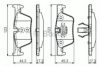 BOSCH 0 986 494 554 Brake Pad Set, disc brake